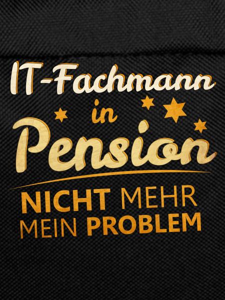 IT Fachmann Ruhestand Rente