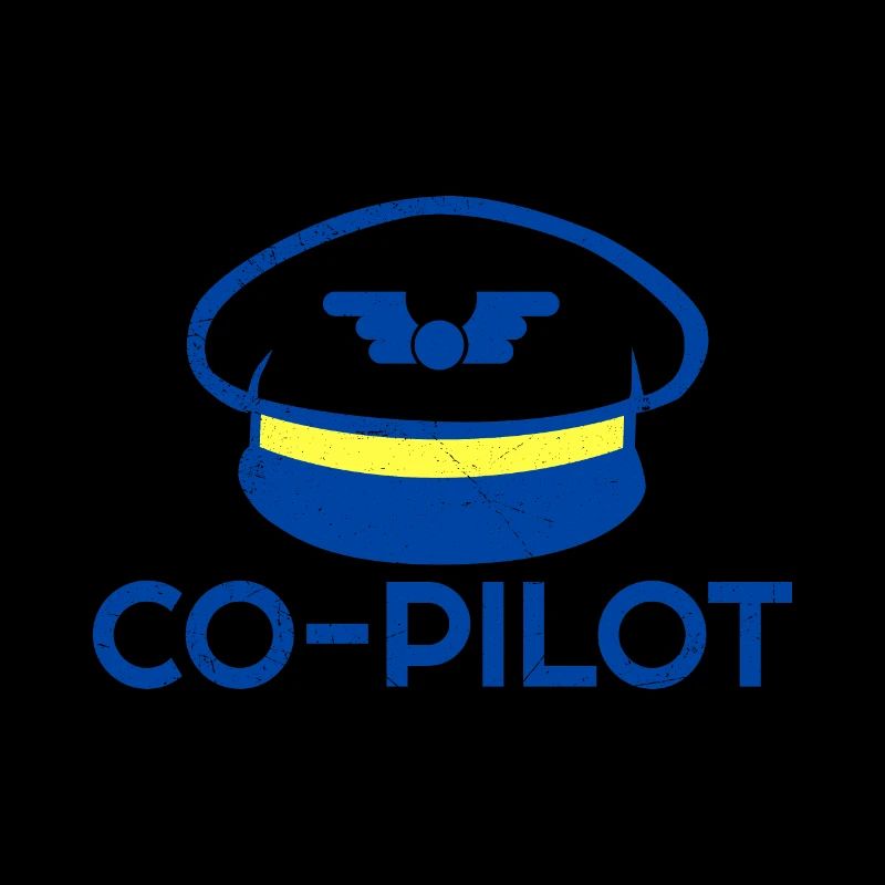 Pilot Co-Pilot Flug Paar Partnerlook Geschenkidee