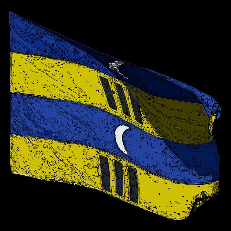 Drapeau Amelander - Drapeau d’Ameland