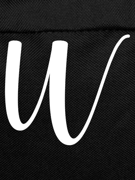 Calligraphie, initiale W
