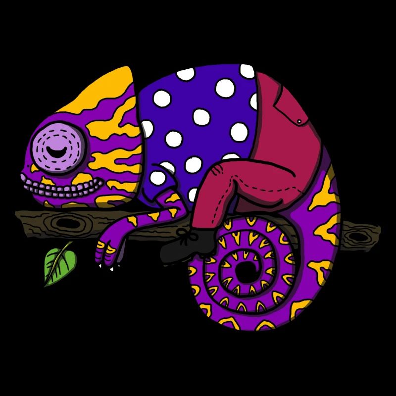 Chameleon relaxed chilling