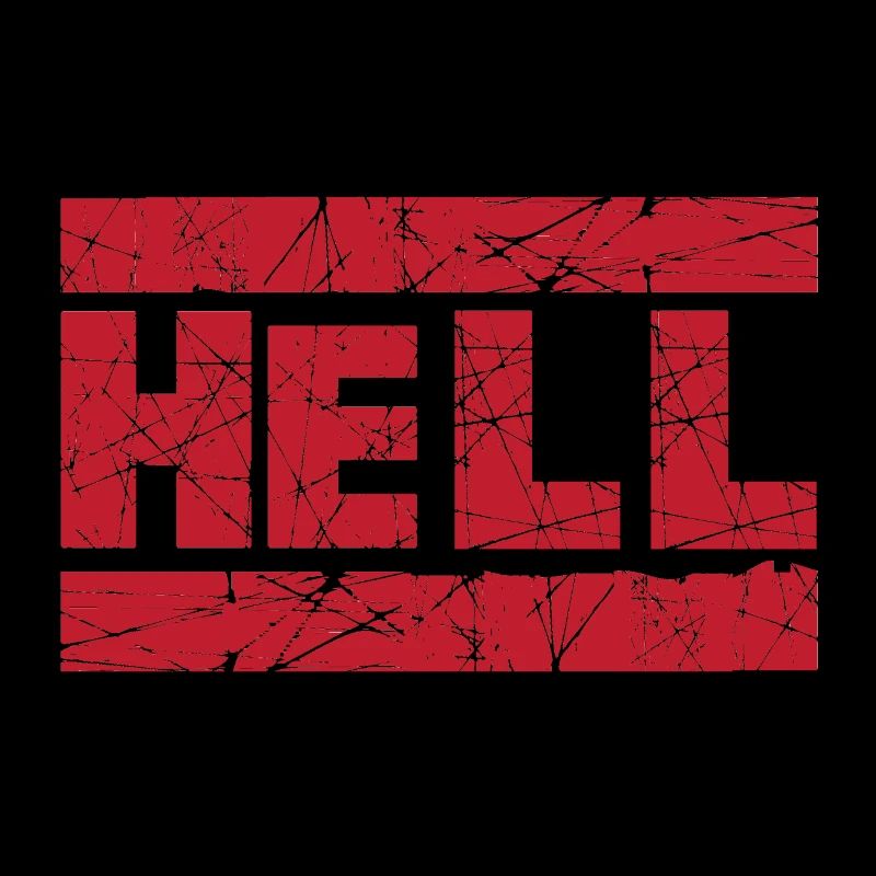 Hell Red Ink Stamp
