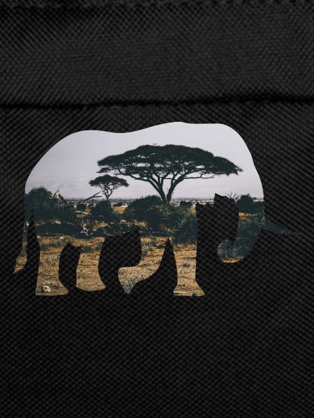 Elephant Savannah Silhouette