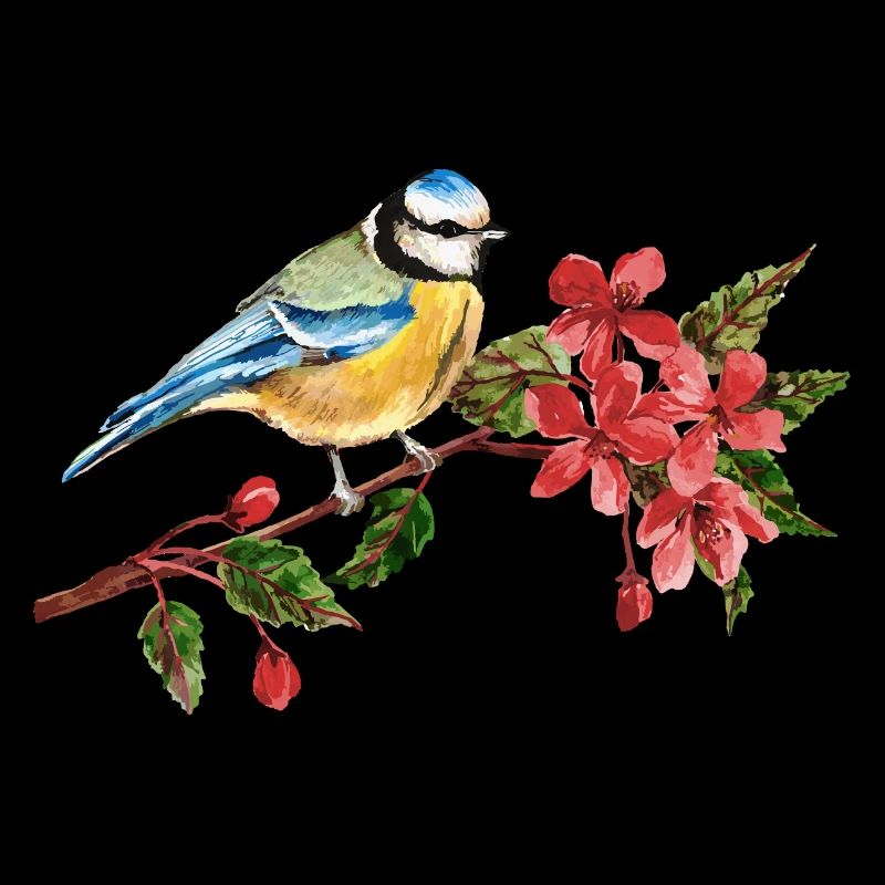Bunter Vogel