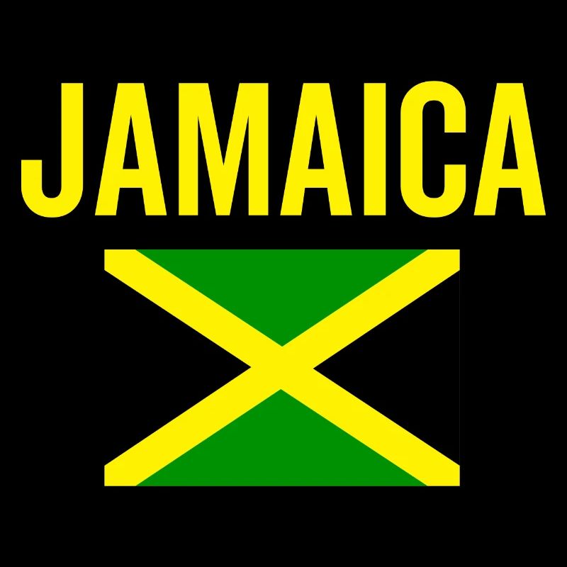 Jamaïque Drapeau jamaïcain