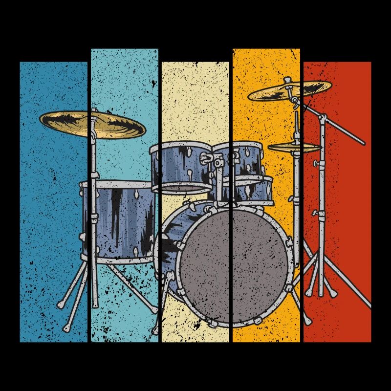 Drums Funny Gift Drummer Battery