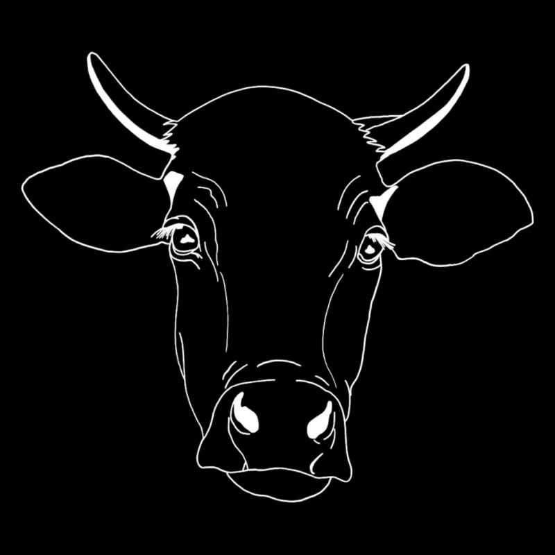 Kuh / Stier Illustration Design