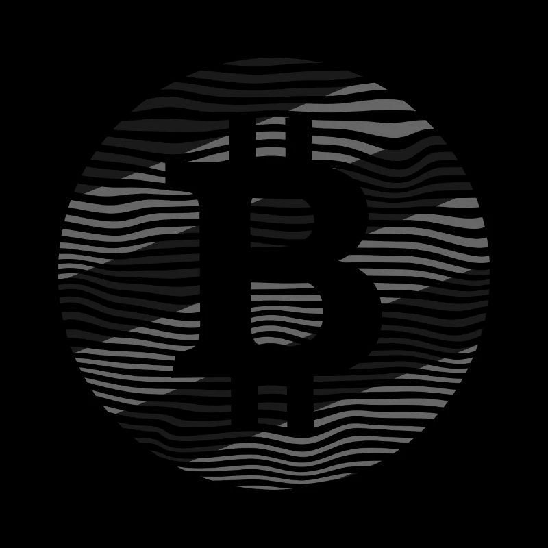 Bitcoin Logo - Krypto Fan - Kryptowährung Bitcoin