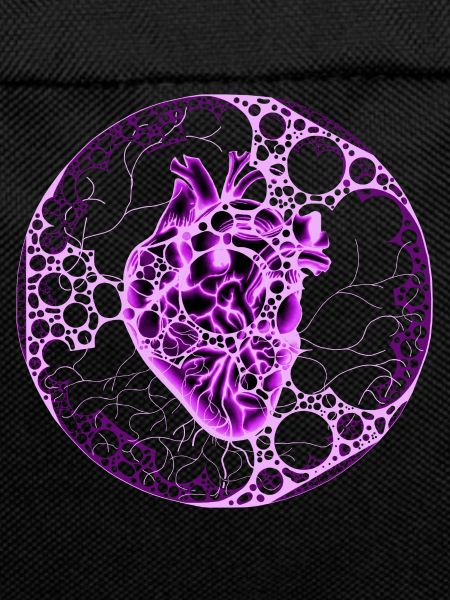 Heart ,Sphere, Purple
