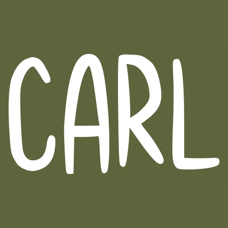 Carl Custom Name Font Text Birthday