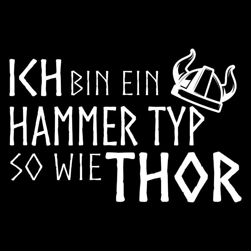Hammer Typ, so wie Thor!