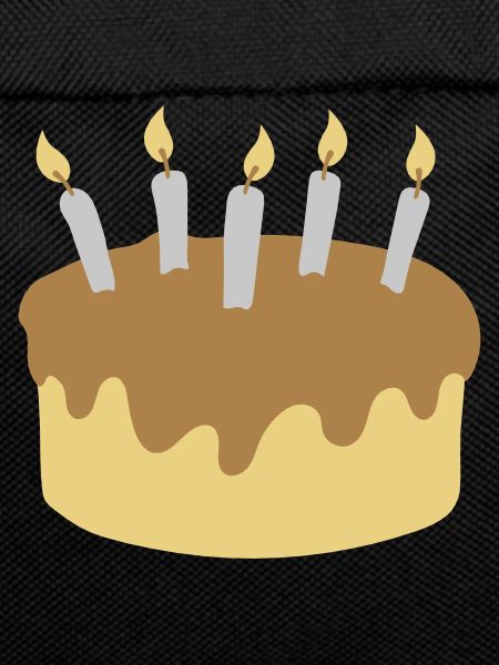 5 Candles Birthday Cake