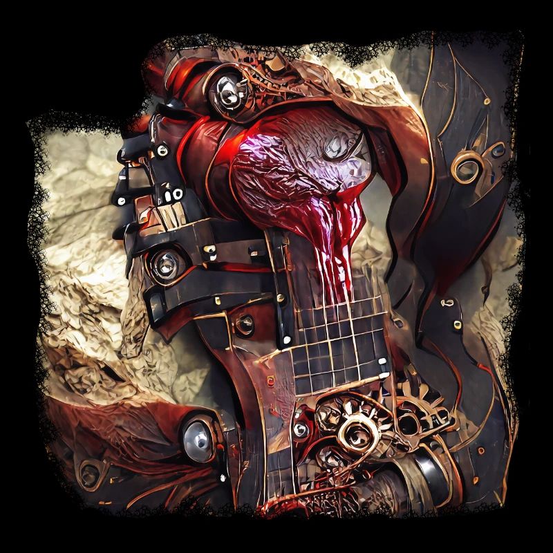 Steampunk Heartguitar