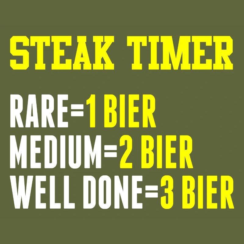 Steaktimer Rare 1Bier Medium 2Bier Well Done 3Bier