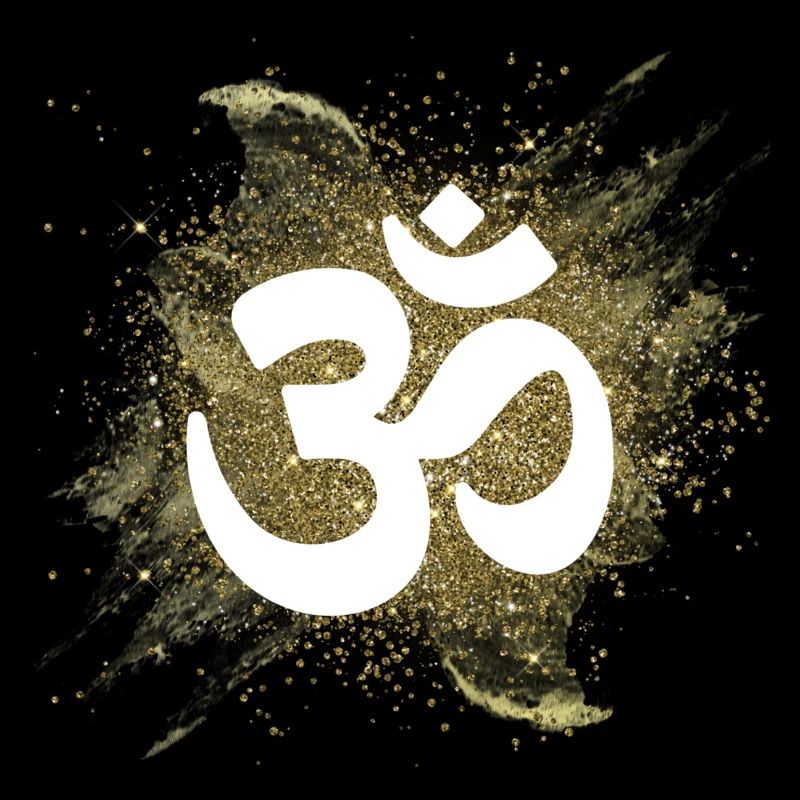 om Zeichen gold Luft element mantra