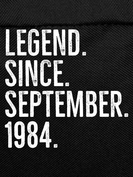 Legend Since September 1984