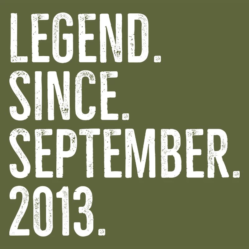 Legende seit September 2013