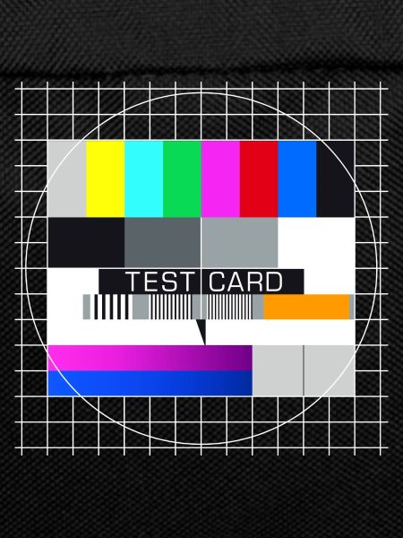 Testbild Fernsehen Bildschirm nostalgisch Display