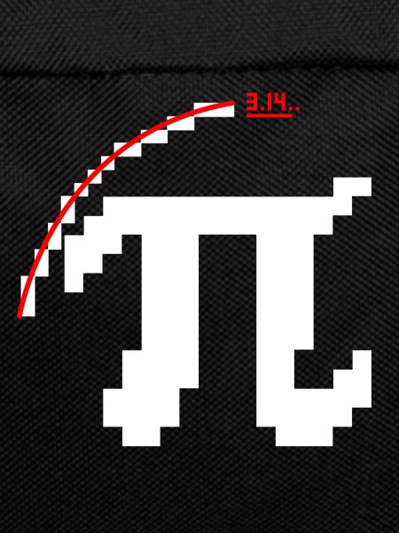 Pixel Pi Symbol