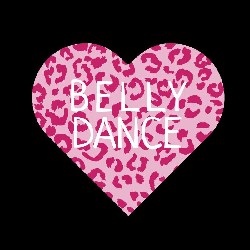 Belly Dance Lover leopard heart