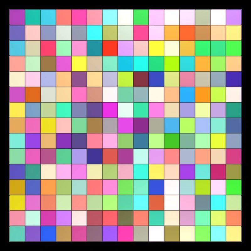 Bunte Quadrate Muster