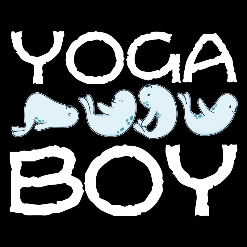 Yoga Junge Robbe Mann Geschenkidee
