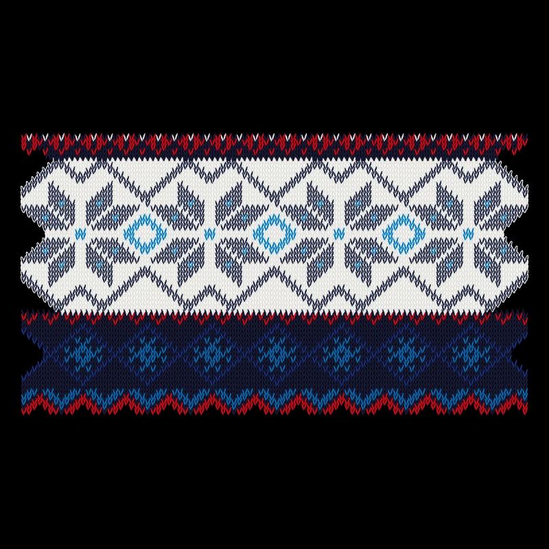 Motif de pull norvégien