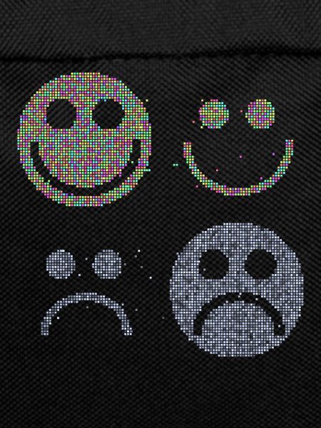 Happy and Sad Stilyzed Faces