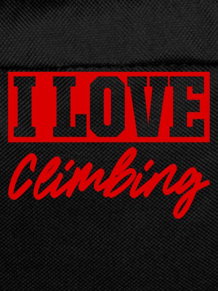 I love climbing