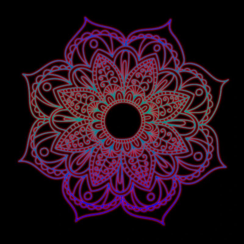 Mandala rot