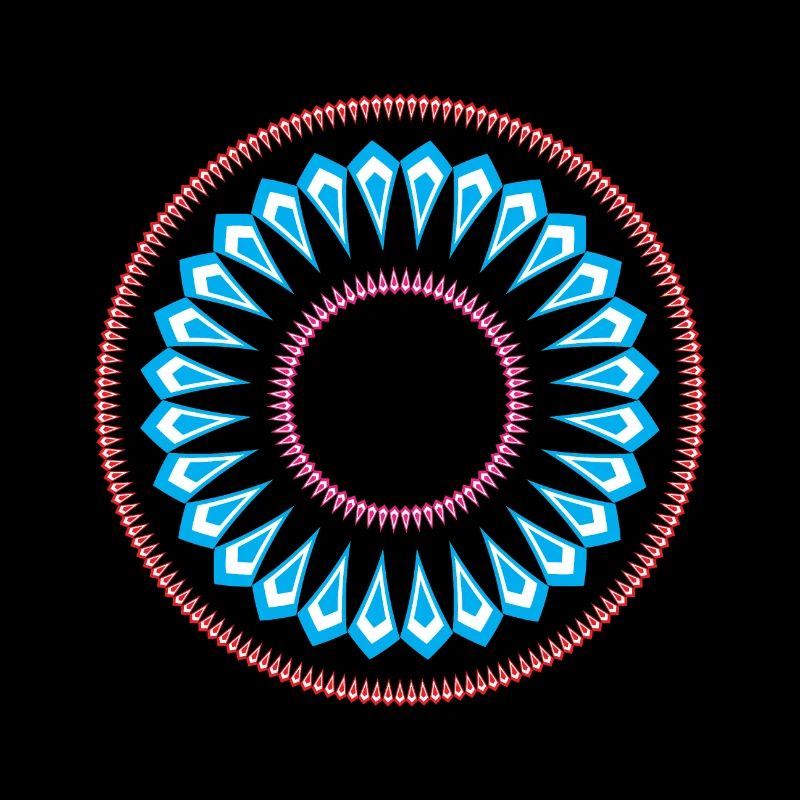 Motif de conception de mandala simple