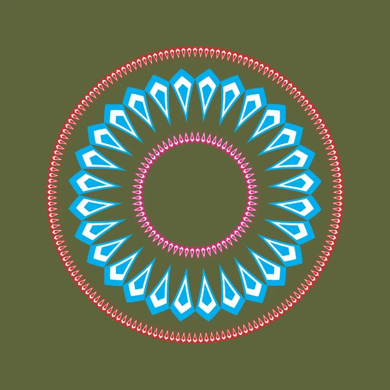 Simple mandala design pattern