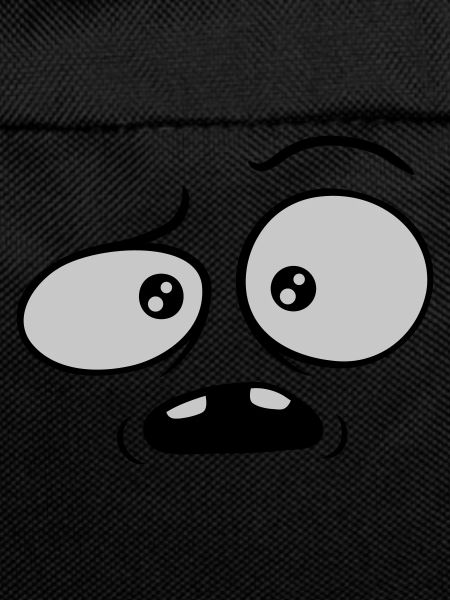 Skeptical confused comic face