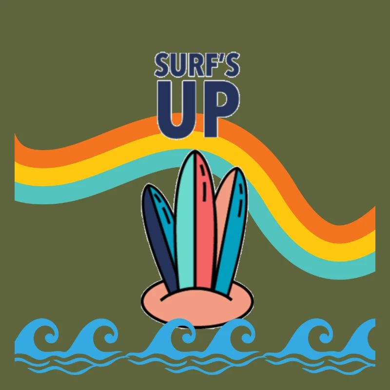 rainbow surfboard