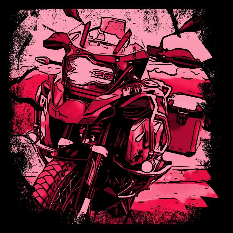 Motorrad GS black rot