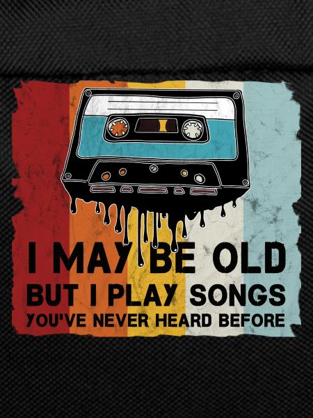 Retro Cassette Cool Saying