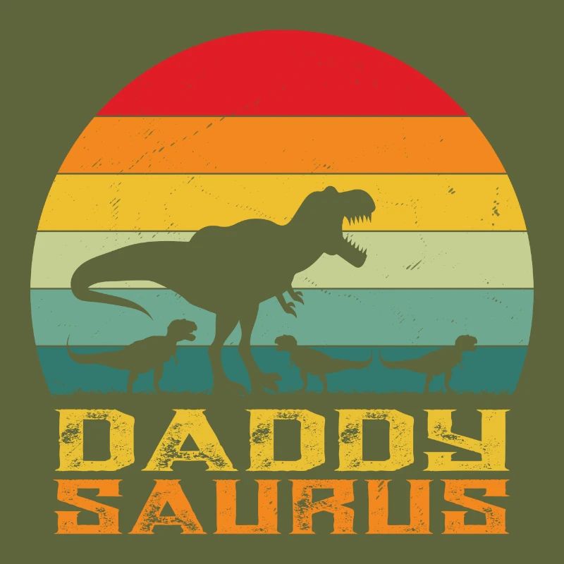Daddysaurus - papa saurus rex - dinosaure - rex