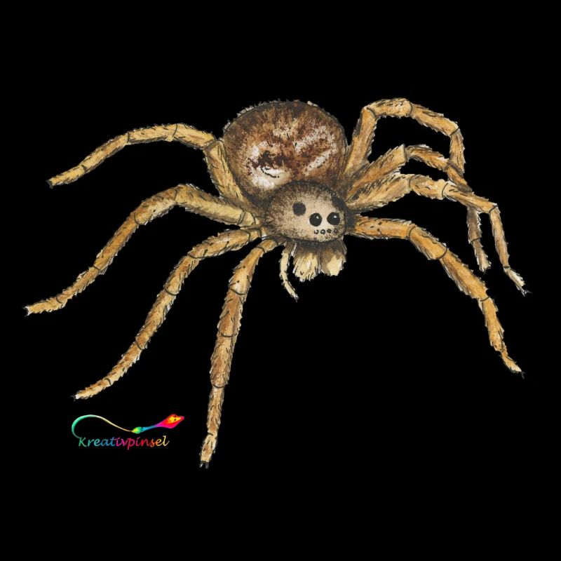 Wolf spider, a native spider