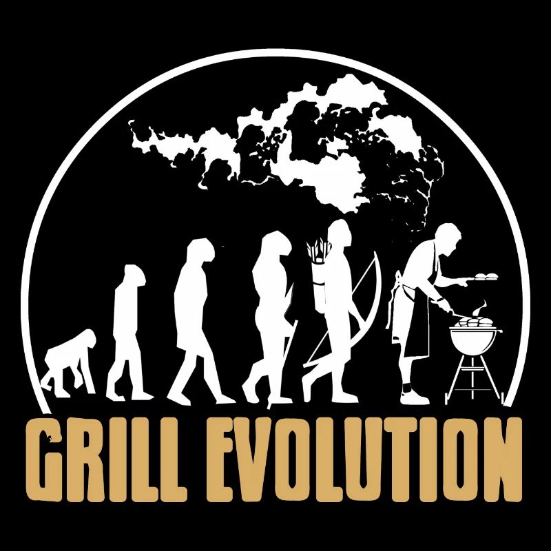 Grill Evolution Awesome Grilling T-Shirt Present