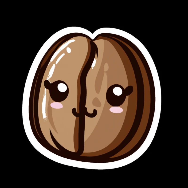 Kawaii Coffee Bean