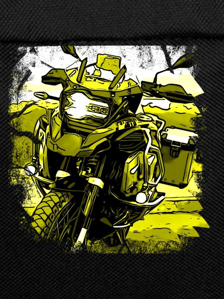 Motorcycle GS black yellow