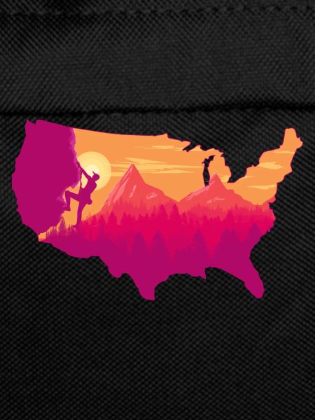 climbing landscape usa map Design