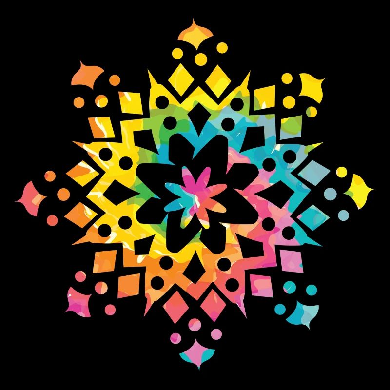 Tie Dyed Mandala