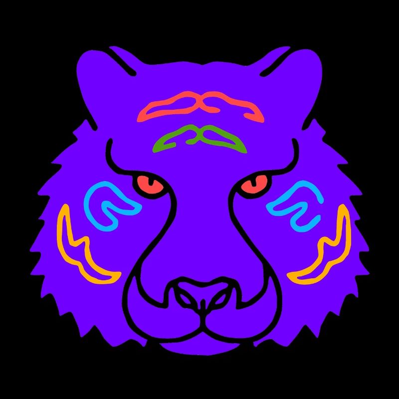 Symbol eines indischen Tigers