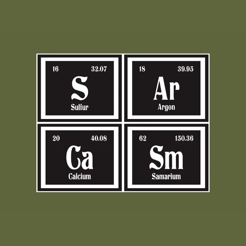 Sarkasmus | Periodensystem der Elemente