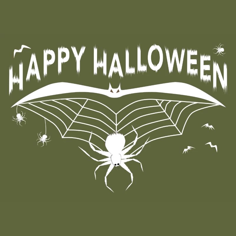 Happy Halloween Spider Web Halloween