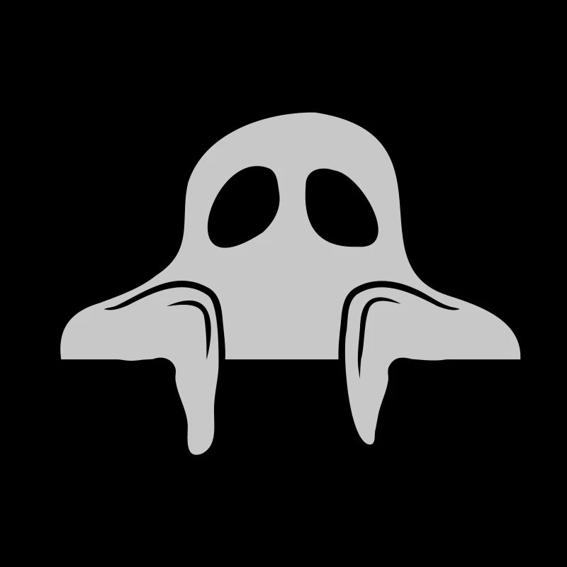 Ghost Behind Wall Comic