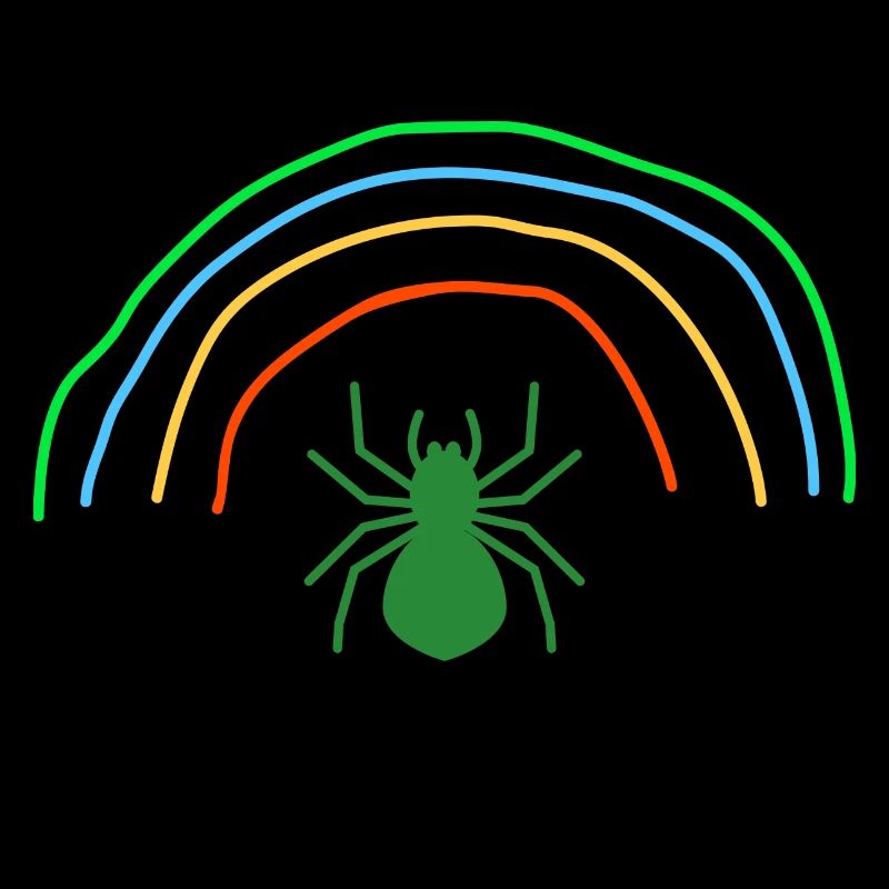 Itsy Bitsy Spider (schwarzer Text)