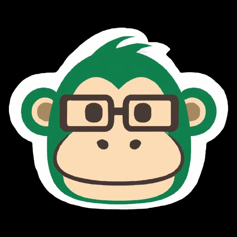Type d’autocollant de singe