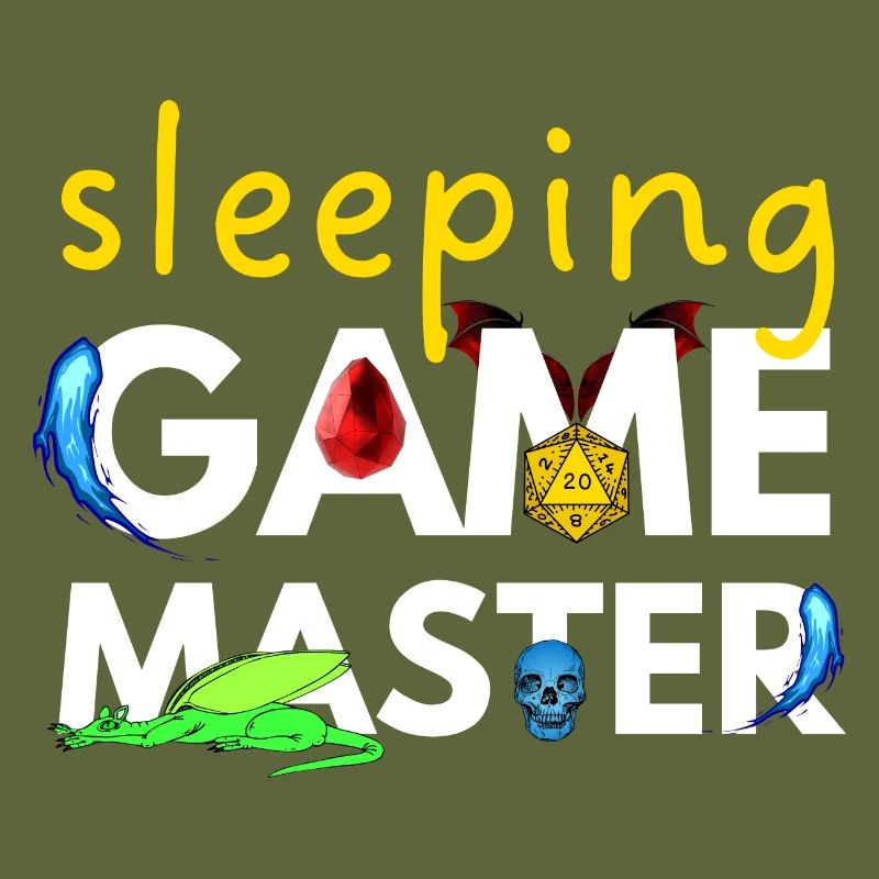 SLEEPING GAME MASTER DRAGONS ADVENTURES RPG